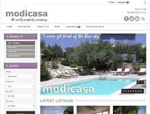 Tablet Screenshot of modicasa.com